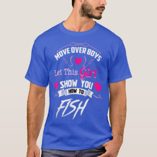 T-shirt Pêche pour les fillesDéplace les garçons