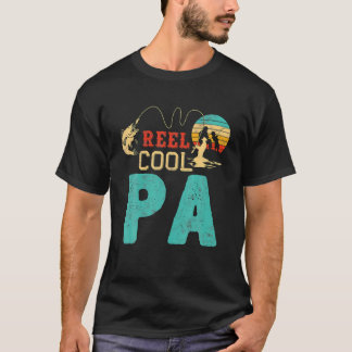 T-shirt Pêche Reel Cool Pa Fête Du Père Pour Pêcheur Pa