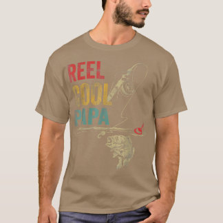 T-shirt Pêche Reel Cool Papaw Papa Papa Fête des pères Gra