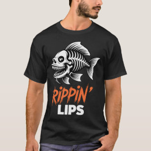 T-shirt Pêche Rippin' Lips Os de Poisson