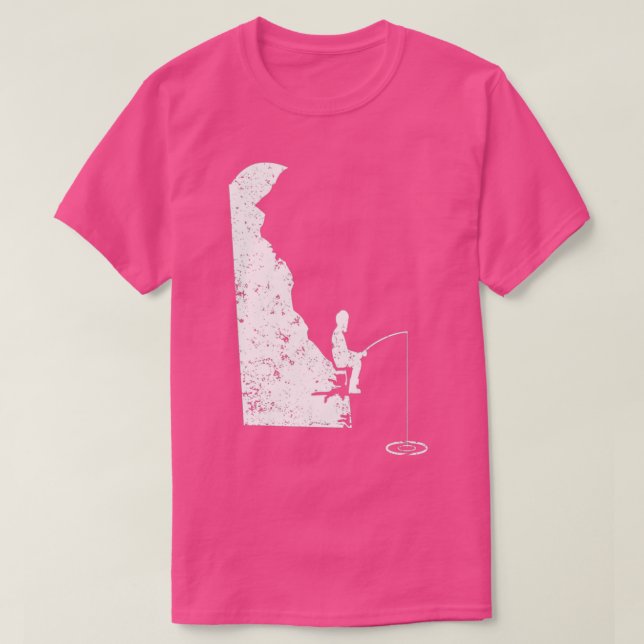 T-shirt Pêche sur glace Poteau DE Bass Pêche Catfish (Design devant)