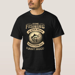 T-shirt Pêche terminée - La vie peut attendre