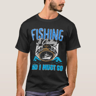 T-shirt Pêche, Tournoi de pêche, La pêche appelle