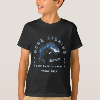 T-shirt Pêche Trump Vance 2024 Pêche Sportive Passé-t
