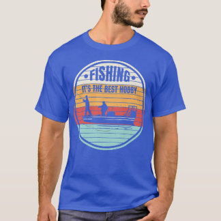 T-shirt Pêche vintage Motif, PêcheurCadeauPoisson 