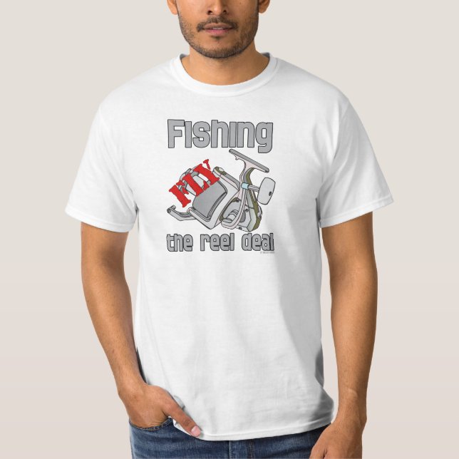 T-shirt Pêcher à la mouche L'affaire Reel (Devant)