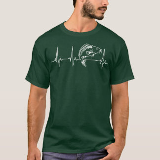 T-shirt Pêcher au rythme cardiaque