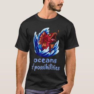 T-shirt Pêcher des océans de possibilités Lecture estivale