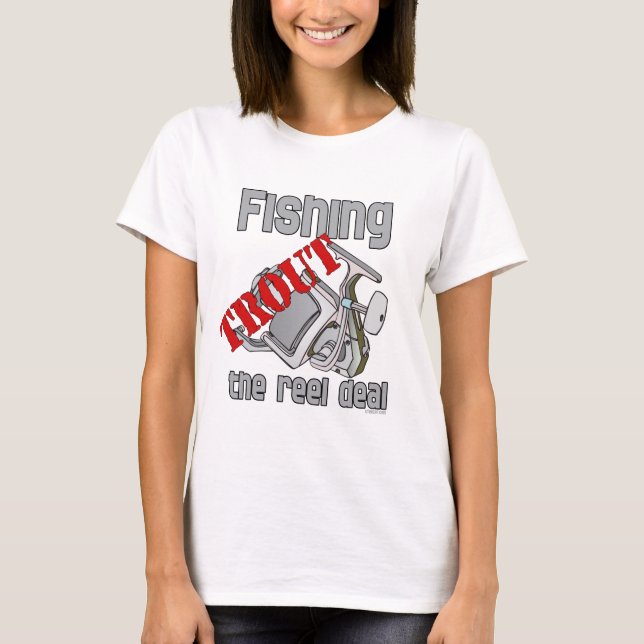 T-shirt Pêcher La Truite L'affaire Reel (Devant)