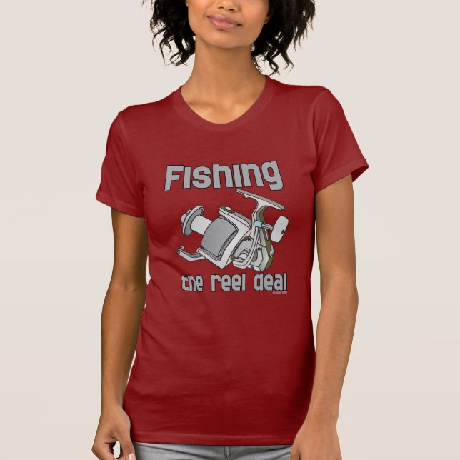 T-shirt Pêcher l'affaire Reel (Devant)