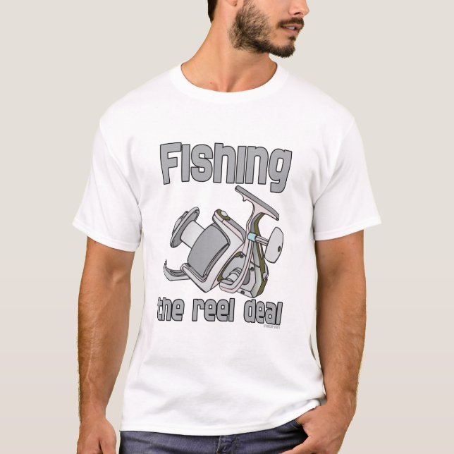 T-shirt Pêcher l'affaire Reel (Devant)