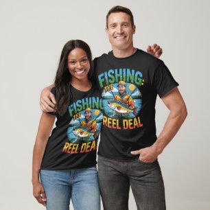 T-shirt Pêcher l'affaire Reel