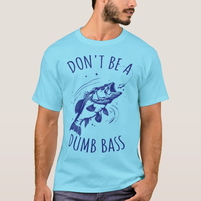 T-shirt Pêcher papa ne sera pas une bassine (Devant)