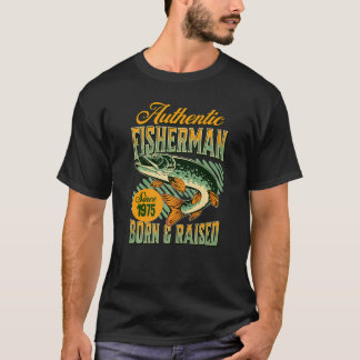 T-shirt Pêcheur 47 ans anniversaire 47 ans pêche depuis