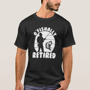 T-shirt Pêcheur à la pêche retraité appât de pêche hameçon