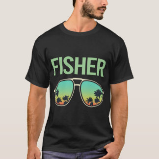 T-shirt Pêcheur aux lunettes cool
