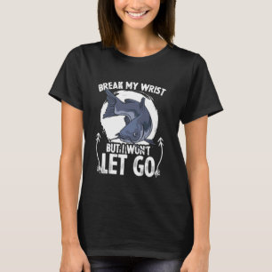T-shirt Pêcheur Casse Mon Poignet Pêcheur Pêche en Eau Dou