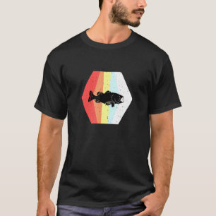 T-shirt Pêcheur de bar américain patriotique pêche à la li