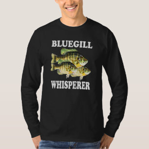 T-shirt Pêcheur de Bluegill Pêcheur de poisson Bleu Whispe