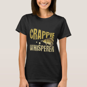 T-shirt Pêcheur de Crappie à l'ancienne drôle et chuchoteu