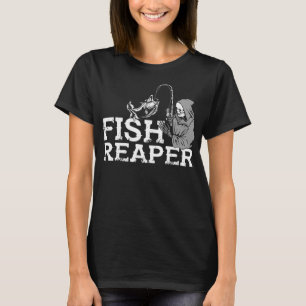 T-shirt Pêcheur de la Faucheuse de poisson Graphic Dire Fu