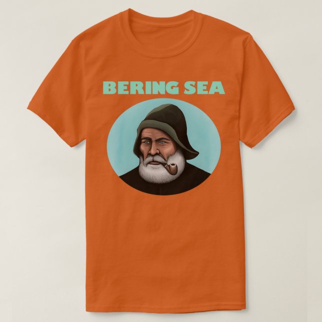 T-shirt Pêcheur de la mer de Béring (Design devant)
