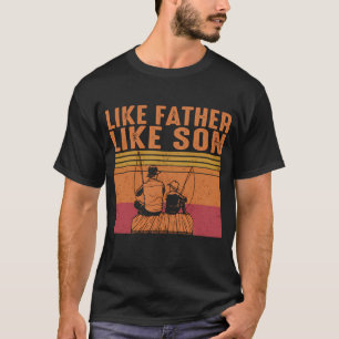 T-shirt Pêcheur de père en fils famille de pêcheurs