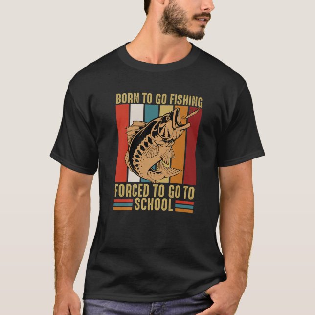 T-shirt Pêcheur de poisson tournoi bateau amoureux bateau  (Devant)