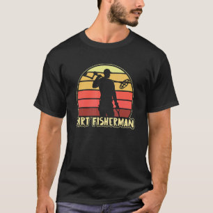 T-shirt Pêcheur de terre Détection de métal Pêche en terre