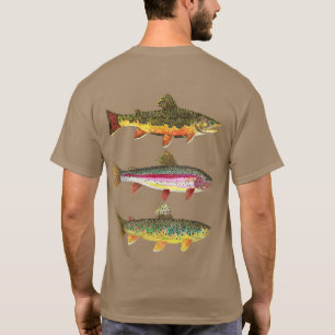 T-shirt Pêcheur de truites