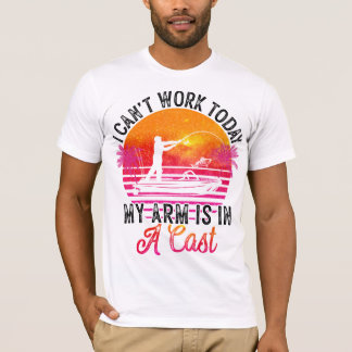 T-shirt Pêcheur Drôle de PêcheVous Ne Pouvez Pas Imaginer 