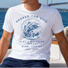Pêcheur Drôle Party de Bachelor de Pêche sur Mesur