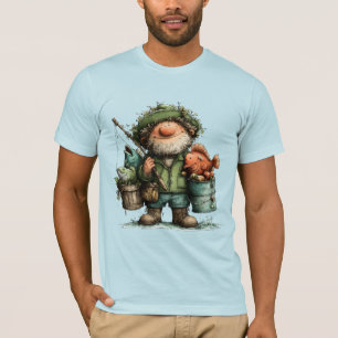 T-shirt Pêcheur fantaisiste journée paresseuse pêche