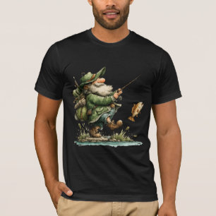 T-shirt Pêcheur fantaisiste journée paresseuse pêche