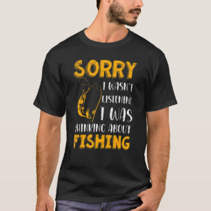 T-shirt Pêcheur Hobby Lac Pêche Pêcheurs Pêche