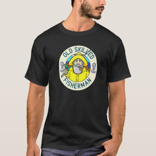 T-shirt Pêcheur Homme Ancien Pêcheur Expérimenté Pêche