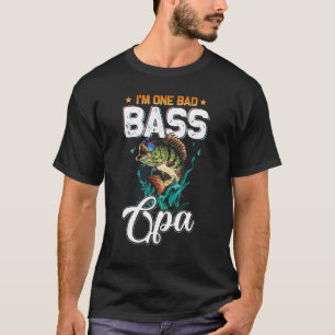 T-shirt Pêcheur je suis un mauvais papa bass pêche Fête d