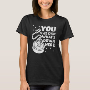 T-shirt Pêcheur magnétique Vous ne savez jamais ce qu'il f