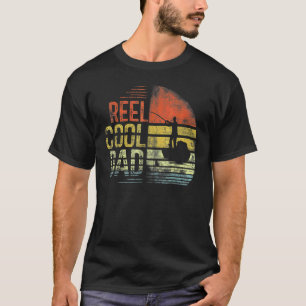 T-shirt Pêcheur Papa Super Papa Papa Papa Fête des Pères F