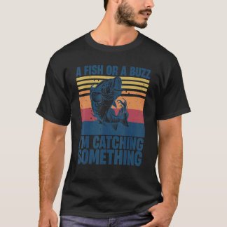T-shirt Pêcheur pêchant un poisson ou un bourdonnement que