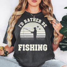 Pêcheur Rétro J'aimerais Mieux Pêcher Coucher de S