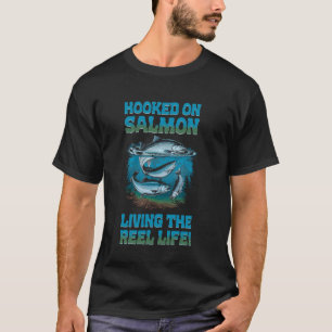 T-shirt Pêcheur saumon pêche pêcheur saumon pêche