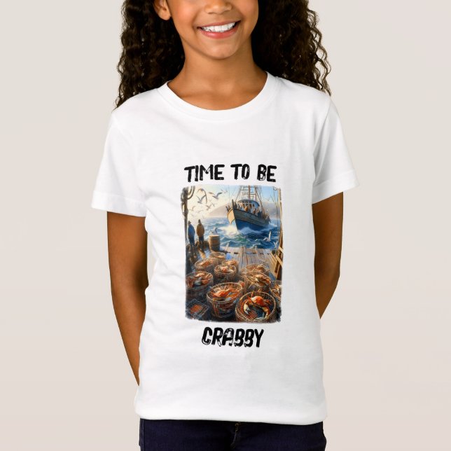 T-Shirt Pêcheurs à la Twilight ramassant des crabes (Devant)