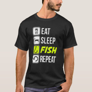 T-shirt Pêcheurs du lac Pêcheurs Vie Pêcheur Catch Carp Wi