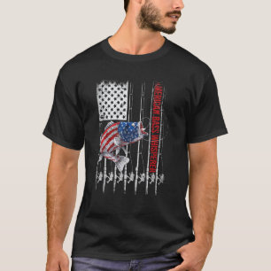 T-shirt Pêcheurs patriotiques American Bass Pro chuchoter