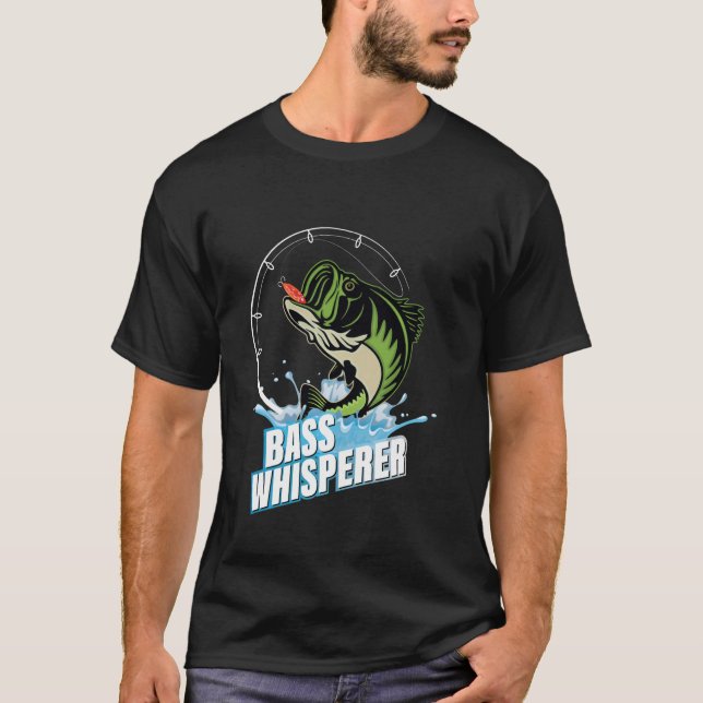 T-shirt Pêcheurs patriotiques American Bass Pro chuchoter  (Devant)