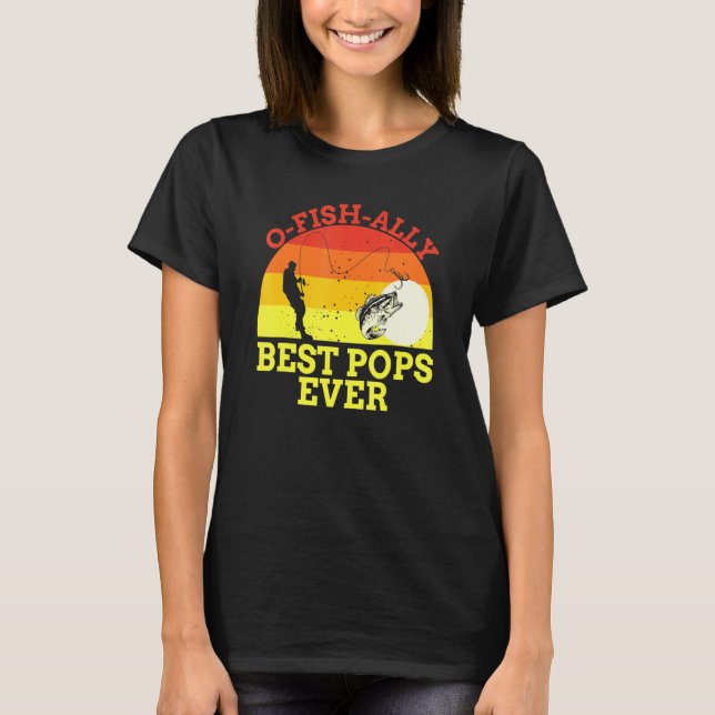 T-shirt Pêcheurs Pêcheurs Meilleur papa Jamais Poisson Hom (Devant)