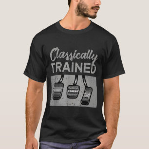 T-shirt Pédales de voiture à transmission manuelle classiq