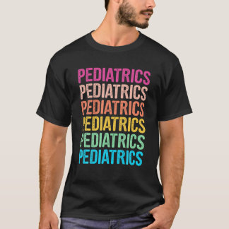 T-shirt Pediatrics Arc-en-ciel rétro pour pédiatre, PEDS N