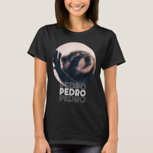 T-shirt Pedro Racoon Danse Populaire Mème Internet Mapache